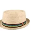 Gareth Raffia Beige Straw Hat - Mayser