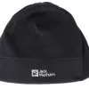 Real Stuff 1 Black Beanie - Jack Wolfskin