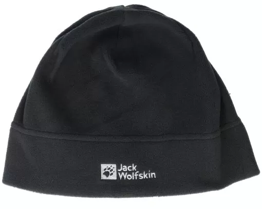 Real Stuff 1 Black Beanie - Jack Wolfskin -Fashion Hat Online HS2221591 1