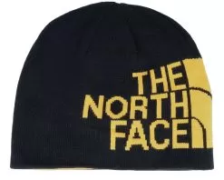 Reversible Banner Black/Yellow Beanie - The North Face