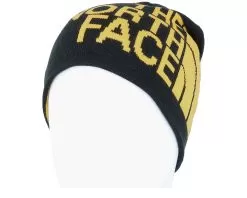Reversible Banner Black/Yellow Beanie - The North Face -Fashion Hat Online HS2221627 4