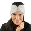 Grey Cord Knitted Headband - Get Fabulous