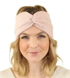 Rosé Knitted Headband - Get Fabulous