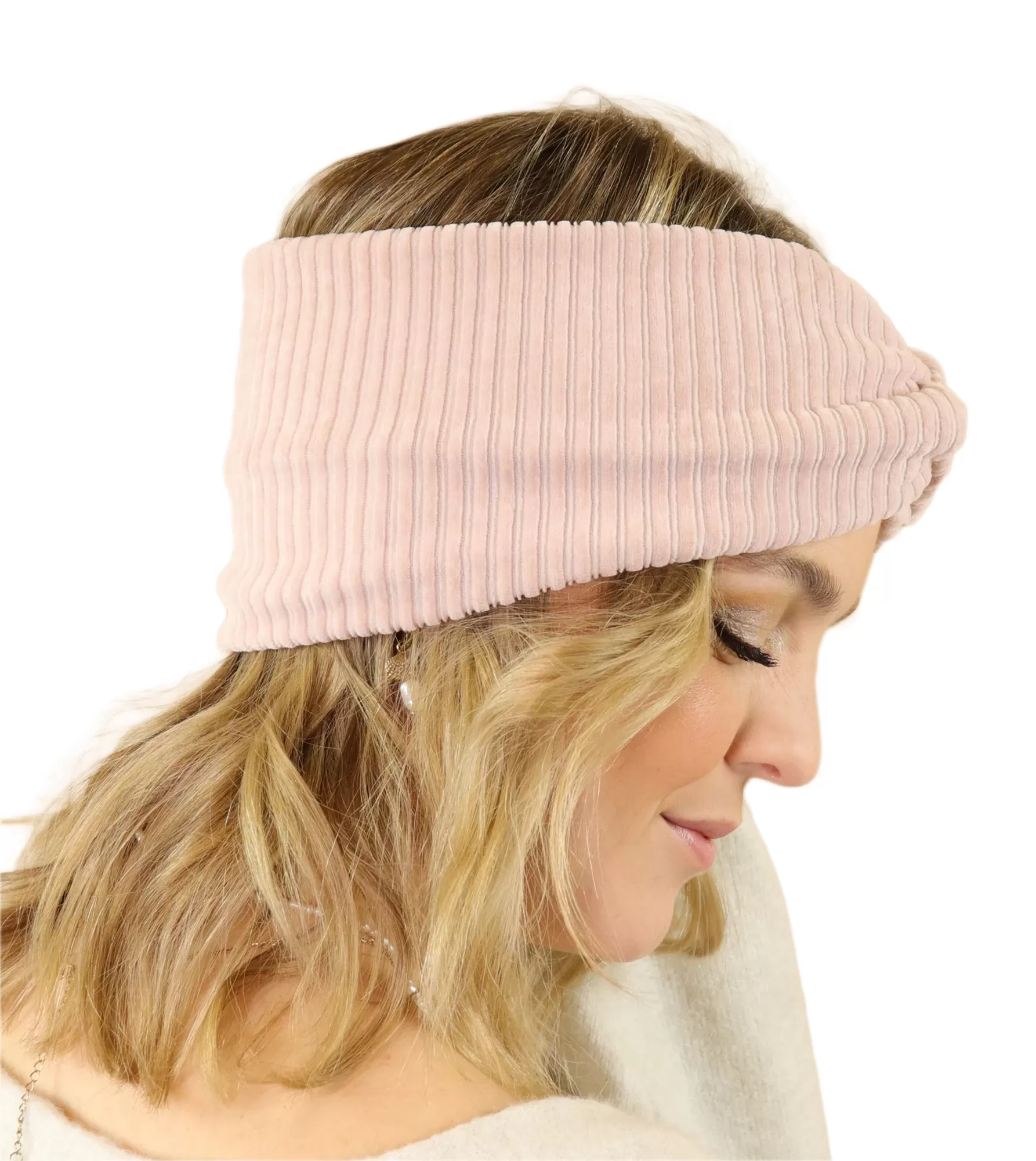 Rosé Knitted Headband - Get Fabulous 3 Rosé Knitted Headband - Get Fabulous - Image 3