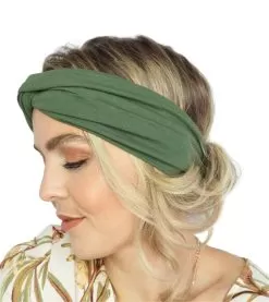 Pine Green Basic Headband - Get Fabulous -Fashion Hat Online HS2224536 Getfabulous FEMALE 3 20230206