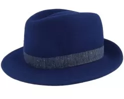 Leila Wool Soft Ink Fedora - Mayser