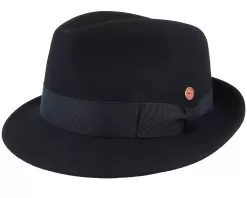 Rickon Wolle Plus Black Trilby - Mayser