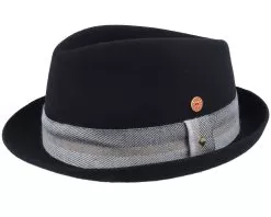 Samu Wool Soft Black Fedora - Mayser