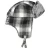 Ombre Plaid Aviator Hat Black Trapper - HUF