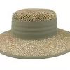 Cloche Seagras Natural/Khaki Straw Hat - Seeberger