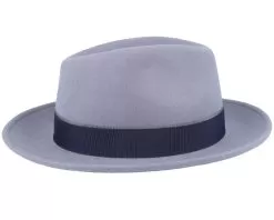 Pearl Wool Felt Grey Fedora - Borsalino -Fashion Hat Online HS2322344 2 3