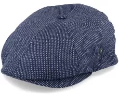 Stripe Blue Flat Cap - City Sport