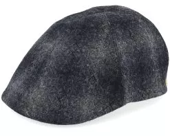 Paddy Amaro Black Flat Cap - Mayser