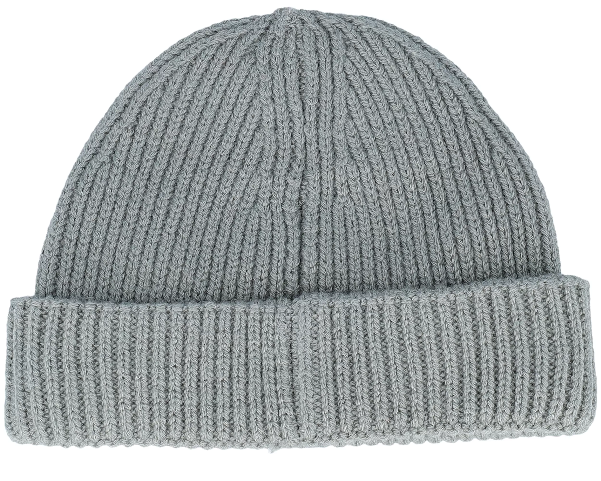 Kids Harbour Light Grey Short Beanie - Beechfield 2 Kids Harbour Light Grey Short Beanie - Beechfield - Image 2