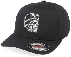 Biker Skull Black Flexfit - Born To Ride