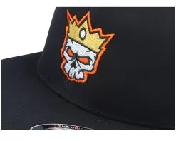 Skull Crown Flat Brim Black Fitted - Iconic -Fashion Hat Online OB1001747 2 5