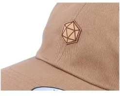 D20 Patch Brown Dad Cap - Gamerz -Fashion Hat Online OB1002022 5