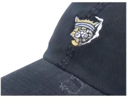 Cat Cigar Ripped Black Dad Cap - Abducted -Fashion Hat Online OB1002680 5