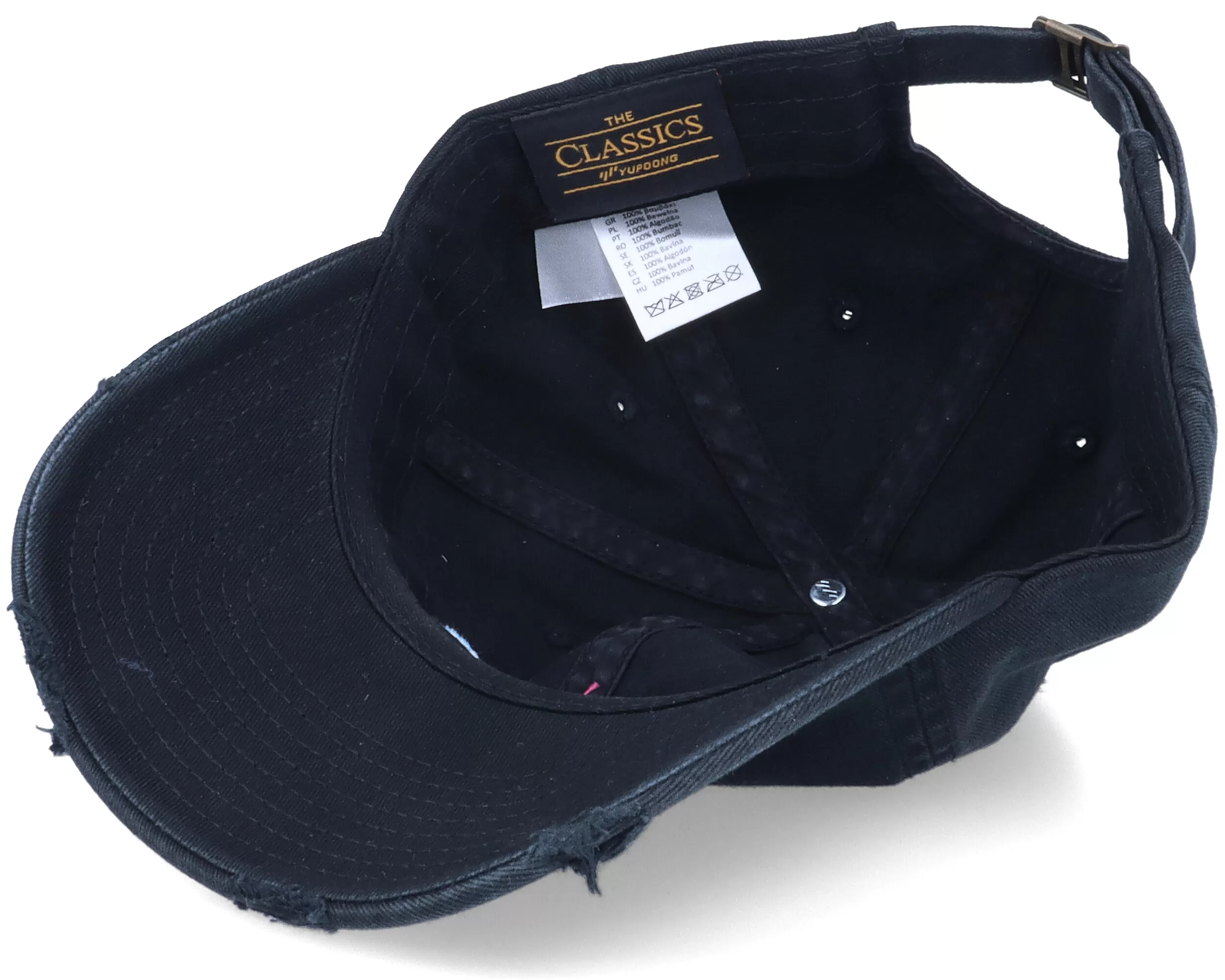 Arcade Classic Ripped Black Dad Cap - Abducted 4 Arcade Classic Ripped Black Dad Cap - Abducted - Image 4