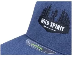 Forest Walker Logo Mesh Melange Navy Flexfit - Wild Spirit -Fashion Hat Online OB1002986 1 5