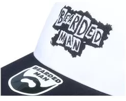 British Punk Logo Black/White/Black Trucker - Bearded Man -Fashion Hat Online OB1003011 5