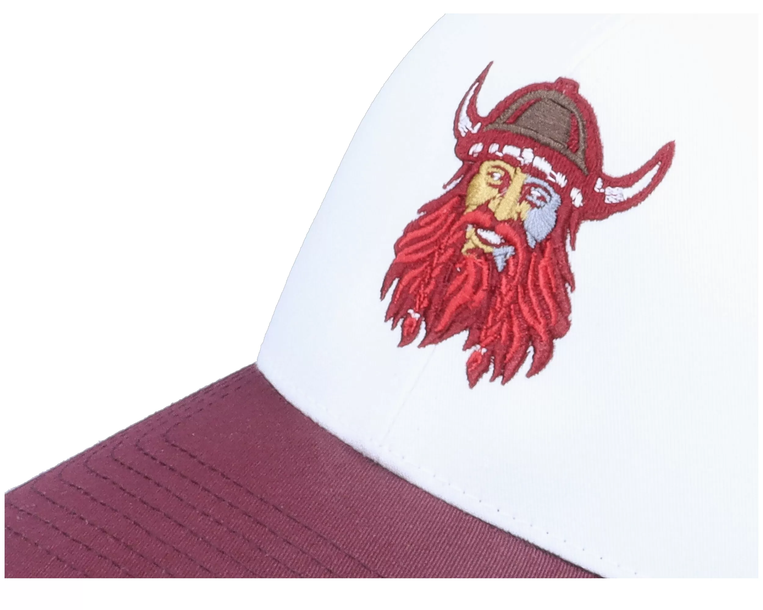 Red Beard Viking Logo White/Maroon Trucker - Vikings 5 Red Beard Viking Logo White/Maroon Trucker - Vikings - Image 5