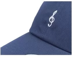 Treble Clef Navy Dad Cap - Abducted -Fashion Hat Online OB1003456 5