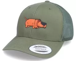 Dachshund Weiner Dog Olive Trucker - Iconic