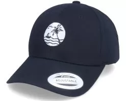 Ocean Sunset Logo Curved Black Adjustable - Abducted