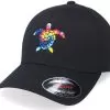 Summer Sea Turtle Black Flexfit - Iconic