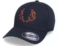 Hunter 3D Antlers Black - Flexfit