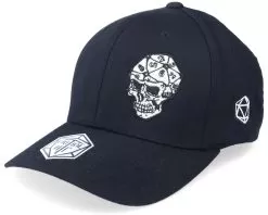 D20 Skull Dice Black - Flexfit