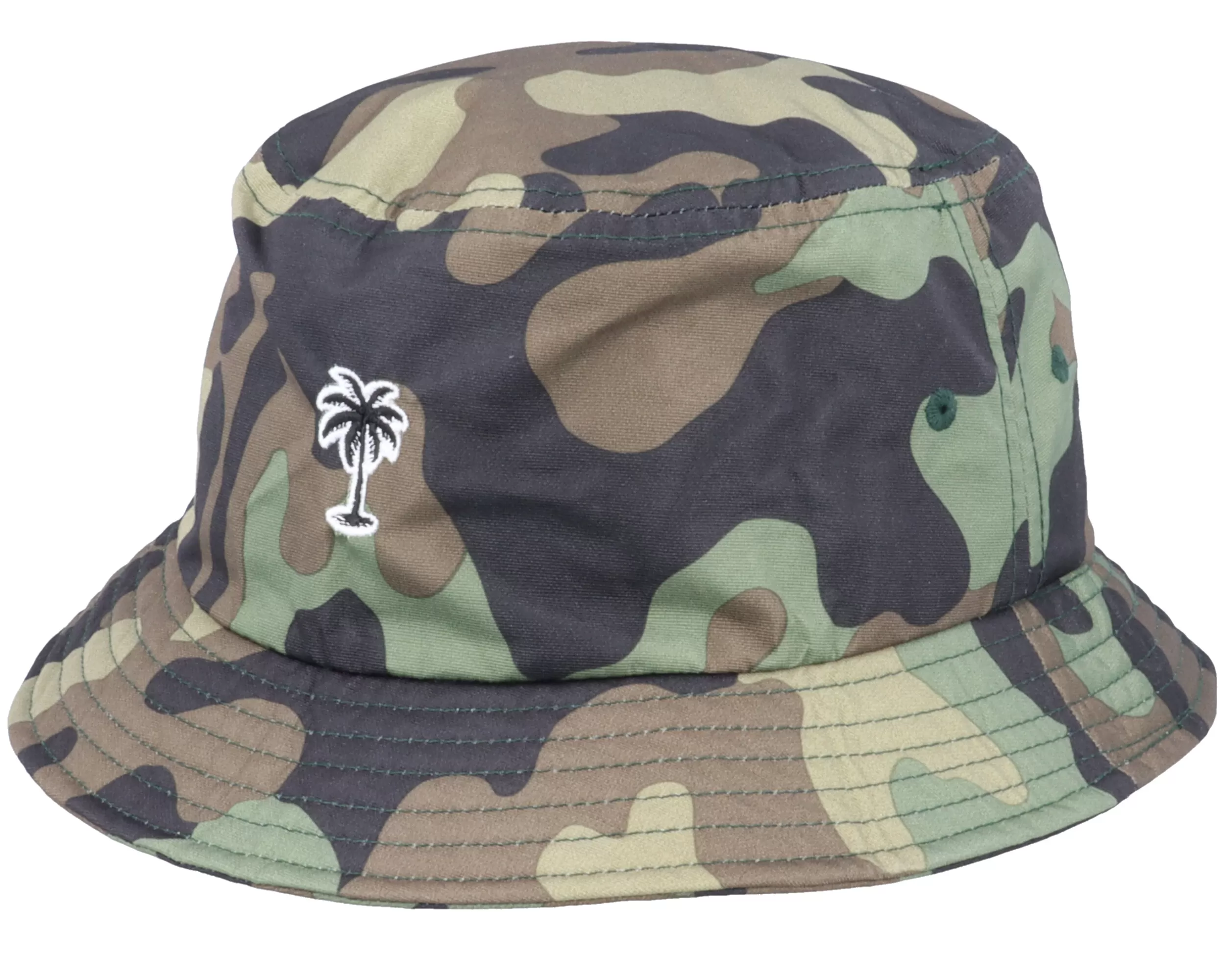 Summer Palm Logo Green Camo Bucket - Iconic 1 Summer Palm Logo Green Camo Bucket - Iconic