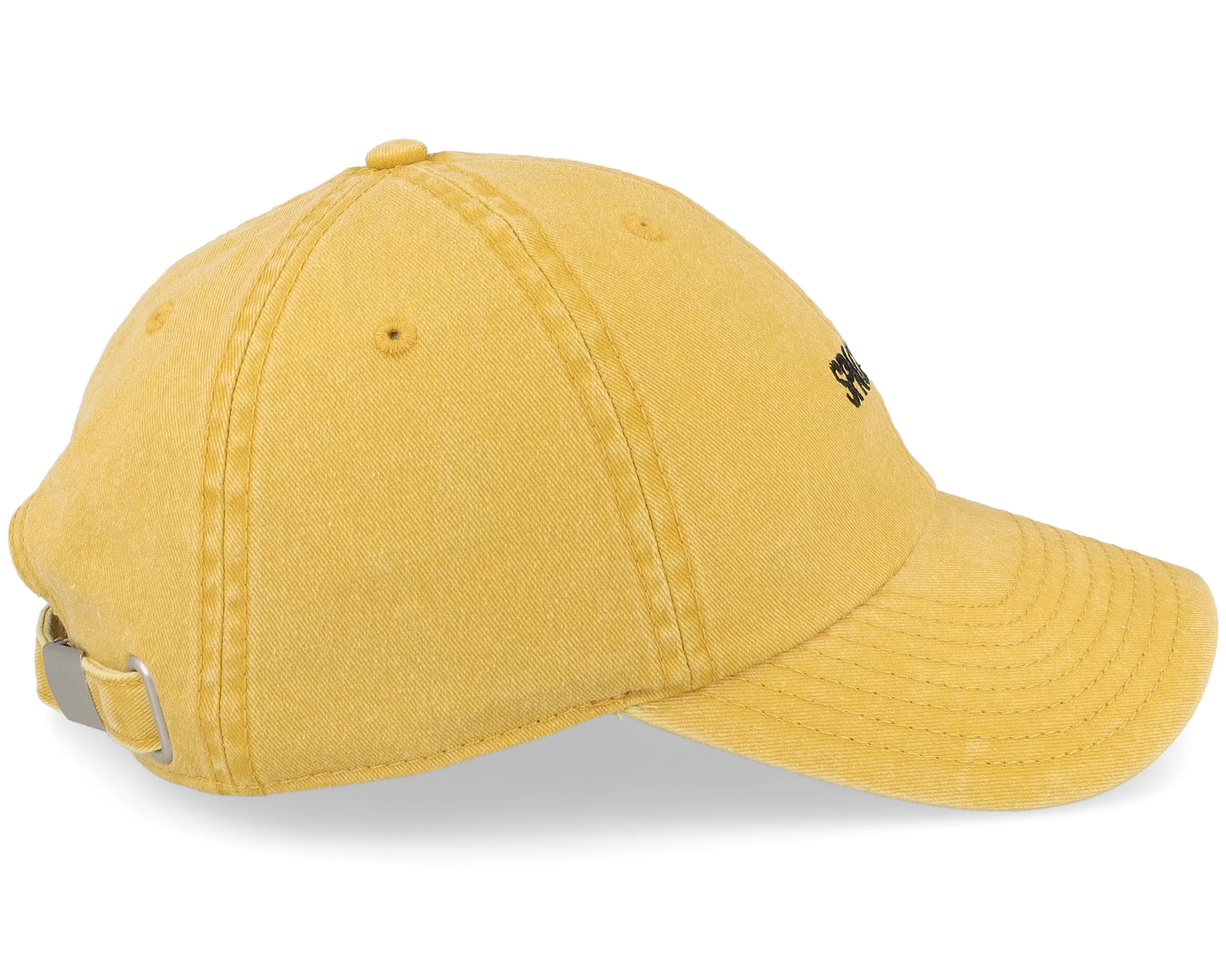 Spagetti Washed Mustard Dad Cap - Iconic 4 Spagetti Washed Mustard Dad Cap - Iconic - Image 4