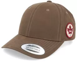 Canada Side Patch Waxed Brown Adjustable - Iconic