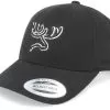 3d Moose Waxed Black Adjustable - Hunter