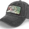 Big Pike 382 Snow Washed Black Denim Dad Cap - Skillfish