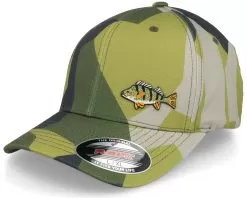 Perch Fish Left Panel M90 Camo Flexfit - Skillfish