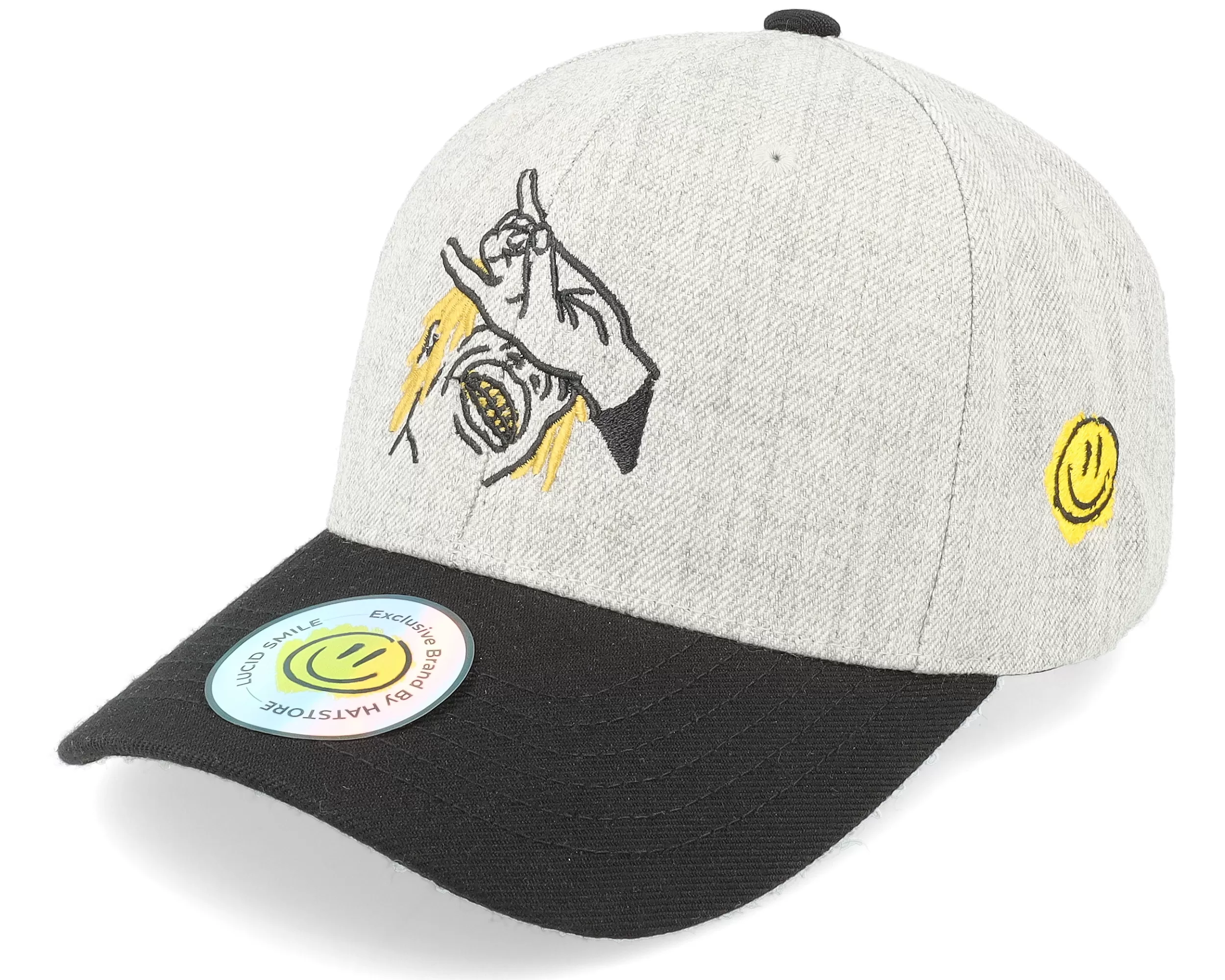 Dope Boy Heather Grey/Black Adjustable - Lucid Smile 1 Dope Boy Heather Grey/Black Adjustable - Lucid Smile