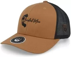 Leonardo 2 Tone Caramel/Black Trucker - Bearded Man