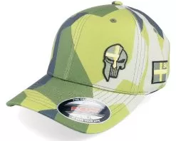 Sverige Sweden Army Skull M90 Camo Flexfit - Army Head