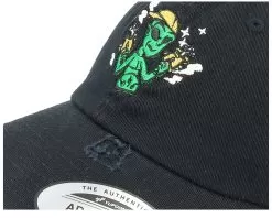 Thug Alien With Guns Black Destroyed Dad Cap - Abducted -Fashion Hat Online OB3001003 6