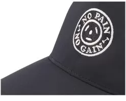 No Pain No Gain Round Logo Delta Black Flexfit - Berzerk -Fashion Hat Online OB3001066 2 6