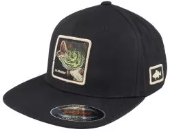 Laxborre Flat Brim Black Fitted Flexfit - Skillfish