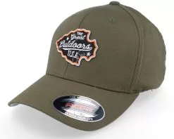The Great Outdoors Usa Olive Flexfit - Wild Spirit