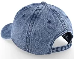 America Wanderlust Snow Washed Blue Denim Dad Cap - Wild Spirit -Fashion Hat Online OB3001466 3