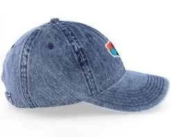 America Wanderlust Snow Washed Blue Denim Dad Cap - Wild Spirit -Fashion Hat Online OB3001466 4