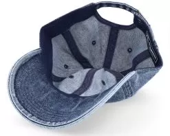 America Wanderlust Snow Washed Blue Denim Dad Cap - Wild Spirit -Fashion Hat Online OB3001466 5