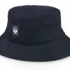 Bm Logo Blk Woven Black Bucket - Bearded Man
