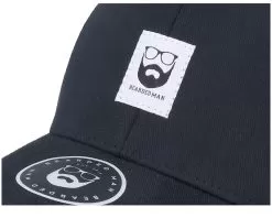 Bm Logo Wh Woven Black Flexfit - Bearded Man 11 Bm Logo Wh Woven Black Flexfit - Bearded Man -Fashion Hat Online OB3001613 2 6